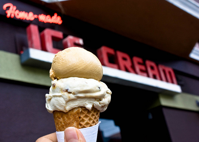 salted caramel ice cream