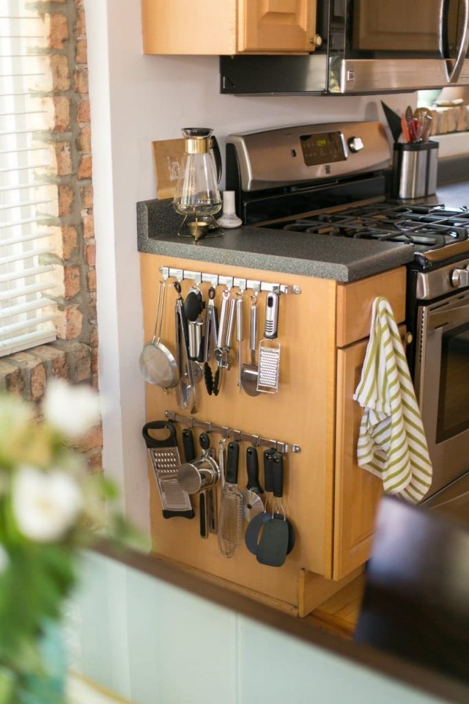 kitchen countertop organization