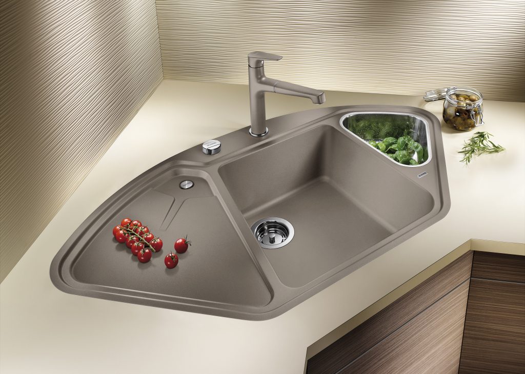 Lovely Corner Kitchen Sinks To Appeal Your Attention Tasty Food