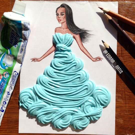 Fashion Designer Makes Art of Food Dresses - Tasty Food Ideas