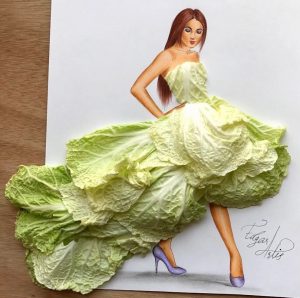 Fashion Designer Makes Art of Food Dresses - Tasty Food Ideas