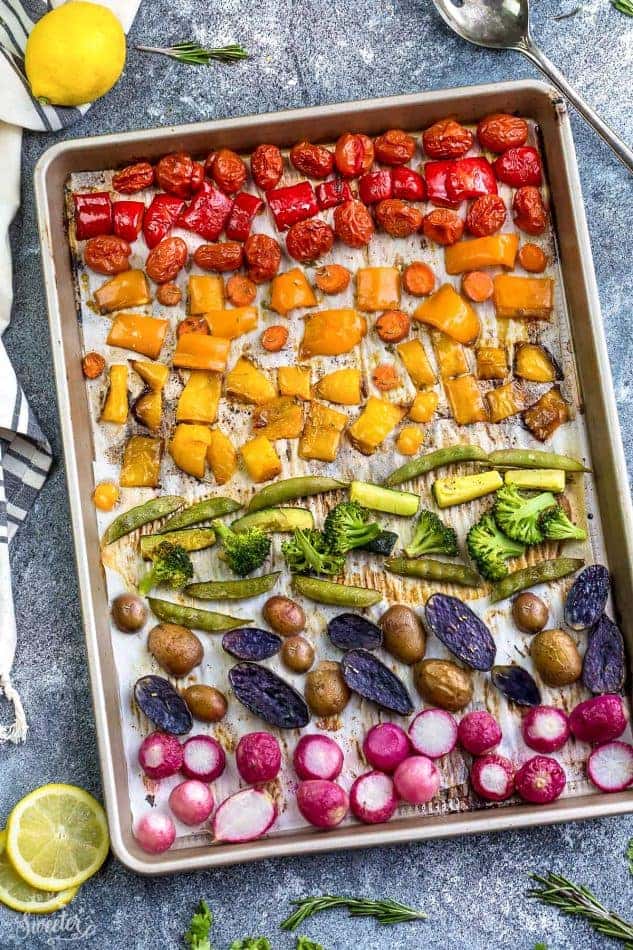 rainbow with veggies