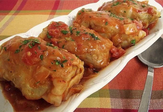 stuffed cabbage leaves