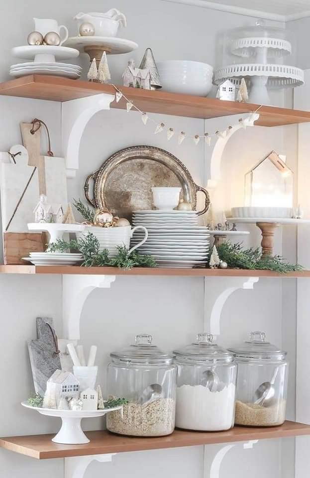 kitchen shelves