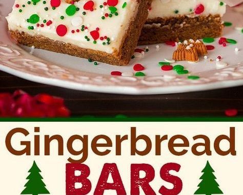 gingerbread bars