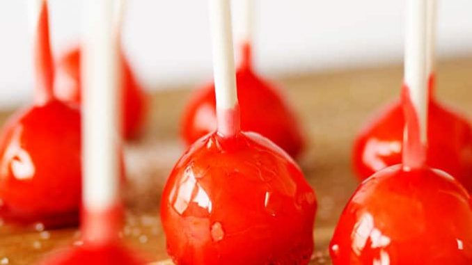 candy apple suckers