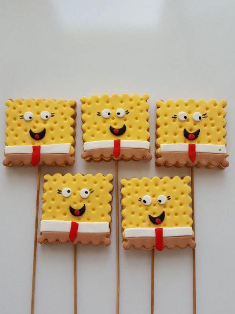 sponge bob cookies creative cupcakes