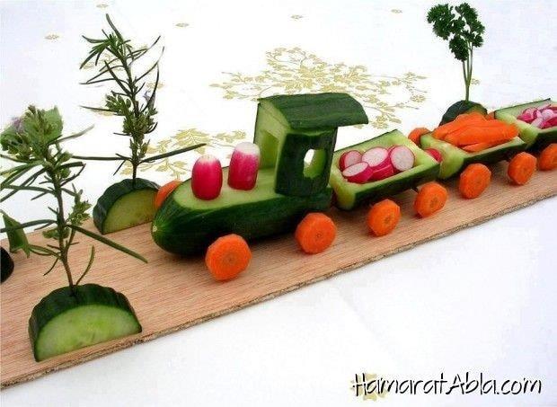 veggies train