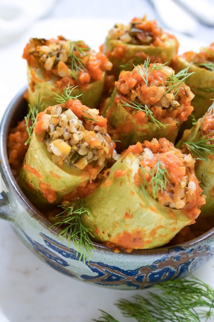 stuffed zucchini