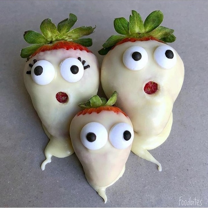 strawberry art