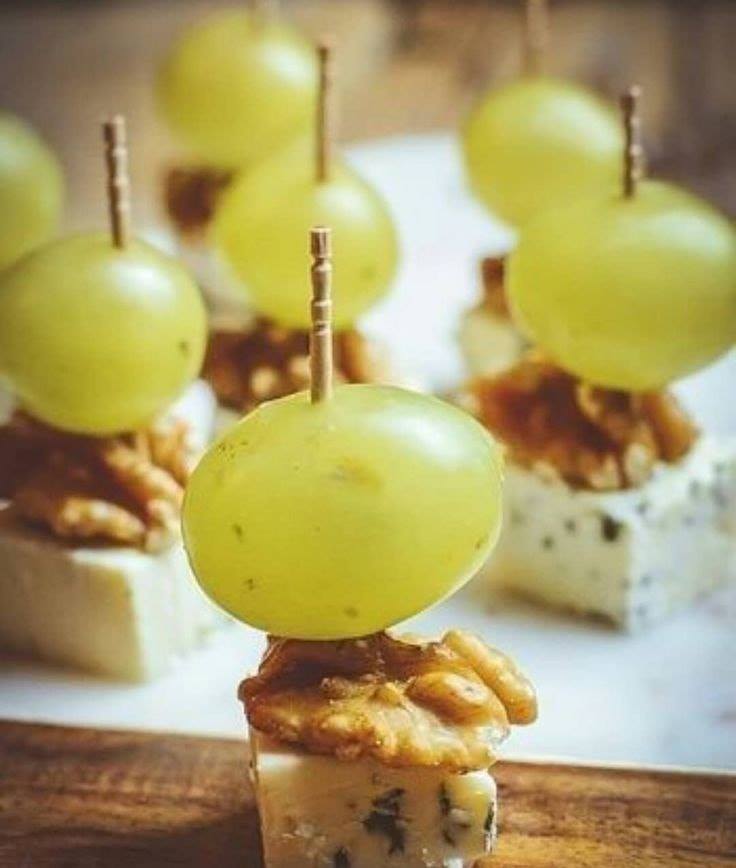 grapes and cheese