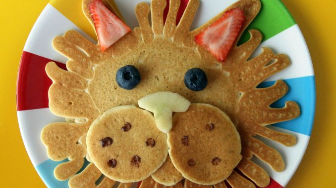 pancakes lion