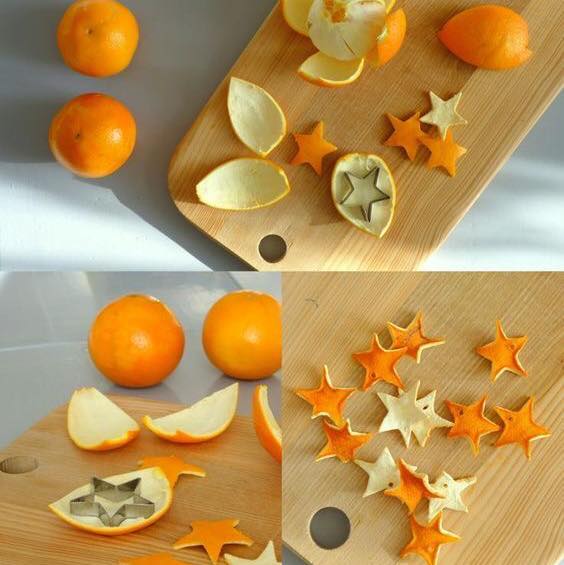 orange peels stars