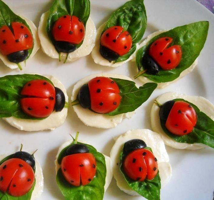 ladybug salads