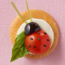 caprese ladybugs