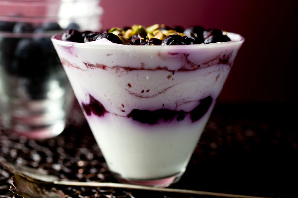 parfait with berry