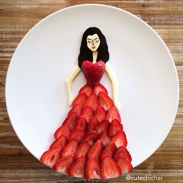 strawberry dress